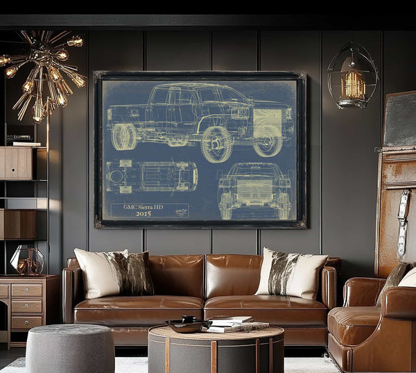 Gmc Sierra Hd 2015 Wall Art from Bella Frye.