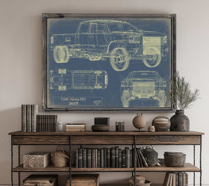 Gmc Sierra Hd 2015 Wall Art from Bella Frye.