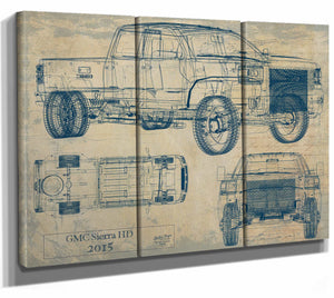 Gmc Sierra Hd 2015 Wall Art from Bella Frye.