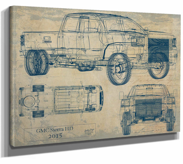 Gmc Sierra Hd 2015 Wall Art from Bella Frye.