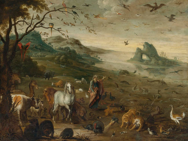 Isaac Van Oosten God Creating The Animals Of The World By Isaac Van Oosten