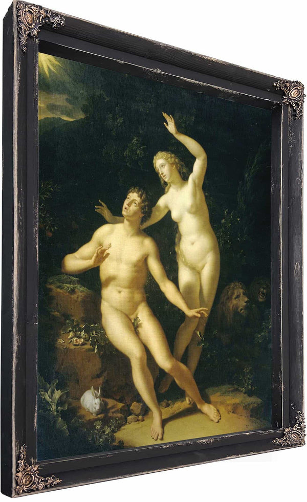 God Holds Adam And Eve Responsible By Adriaen Van Der Werff