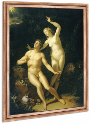 God Holds Adam And Eve Responsible By Adriaen Van Der Werff