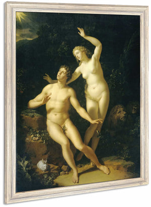 God Holds Adam And Eve Responsible By Adriaen Van Der Werff