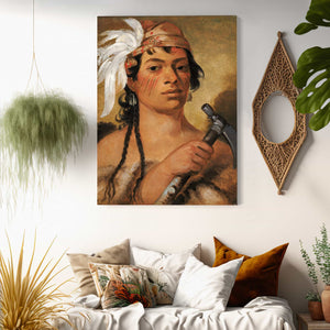 George Catlin Good Hunter A Warrior By George Catlin