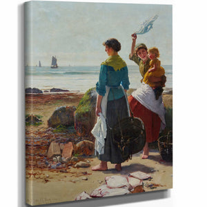 Carlton Alfred Smith 11" x 14" / Stretched Canvas Wrap Good Luck By Carlton Alfred Smith