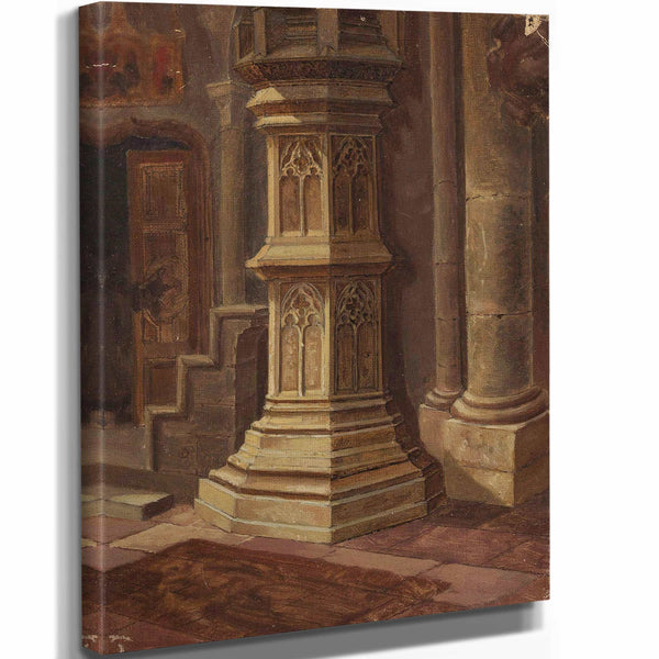 Aleksander Gryglewski Gothic Pillar Indoors By Aleksander Gryglewski