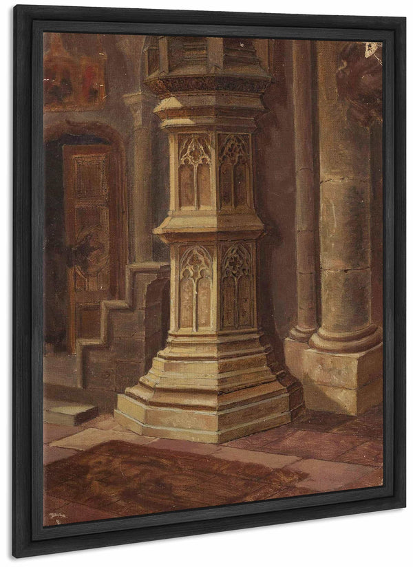 Gothic Pillar Indoors By Aleksander Gryglewski