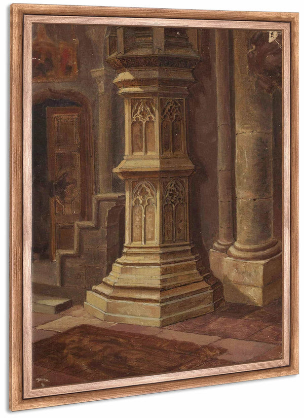 Gothic Pillar Indoors By Aleksander Gryglewski