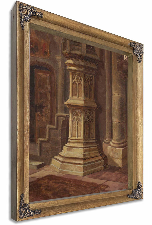 Gothic Pillar Indoors By Aleksander Gryglewski