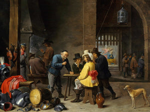 David Teniers The Younger Guardroom With The Deliverance Of Saint Peter (Ca 1645–47) By David Teniers The Younger