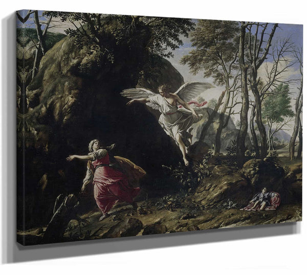 Hagar And Ishmael In The Wilderness By Francesco Cozza