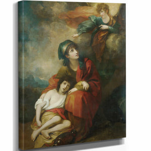 Benjamin West Hagar And Ishmael By Benjamin West