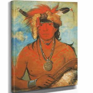 George Catlin Hah Je Day Ah Shee Meeting Birds A Brave By George Catlin