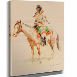 Half Breed By Frederic Remington