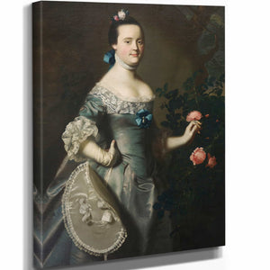 John Singleton Copley 11" x 14" / Stretched Canvas Wrap Hannah Loring By John Singleton Copley