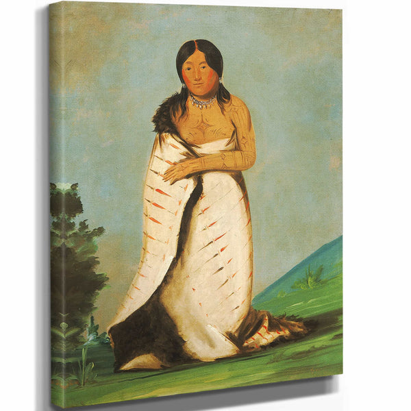 George Catlin Hee Lah Dee Pure Fountain Wife Of The Smoke By George Catlin