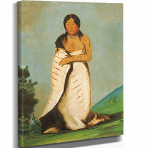 Hee Lah Dee Pure Fountain Wife Of The Smoke By George Catlin