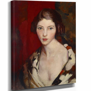 Robert Henri 11" x 14" / Stretched Canvas Wrap Helen By Robert Henri