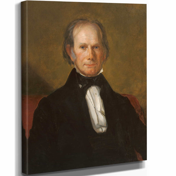 George Peter Alexander Healy 11" x 14" / Stretched Canvas Wrap Henry Clay By George Peter Alexander Healy