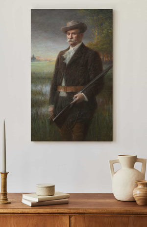 Charles Lucien Leandre Henry Vasnier En Tenue De Chasse By Charles Lucien Leandre