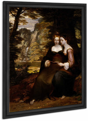 Hermia And Helena By Washington Allston