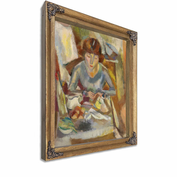 Hermine David Devant La Table By Jules Pascin