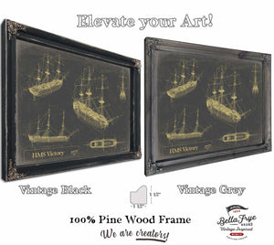 Hms Victory Wall Art from Bella Frye.