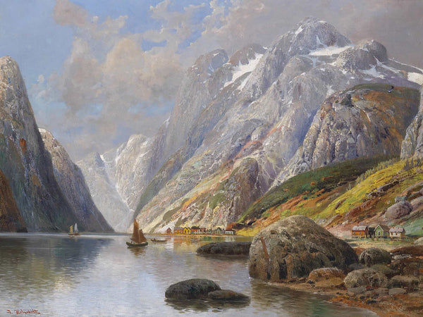 Karl Kaufmann (Holmstedt) Fjordlandschaft By Karl Kaufmann