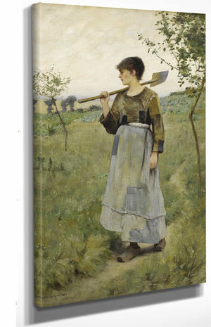 Charles Sprague Pearce Home From The Fields By Charles Sprague Pearce