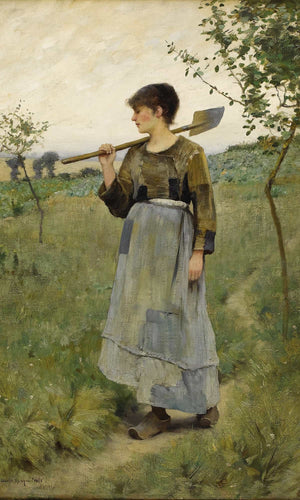 Charles Sprague Pearce Home From The Fields By Charles Sprague Pearce