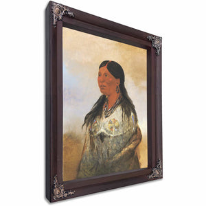 Hon Je A Put O Wife Of Bear Catcher By George Catlin