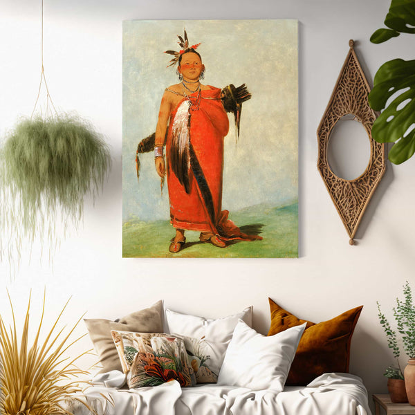 George Catlin Hongs Kay Dee Great Chief Son Of The Smoke By George Catlin