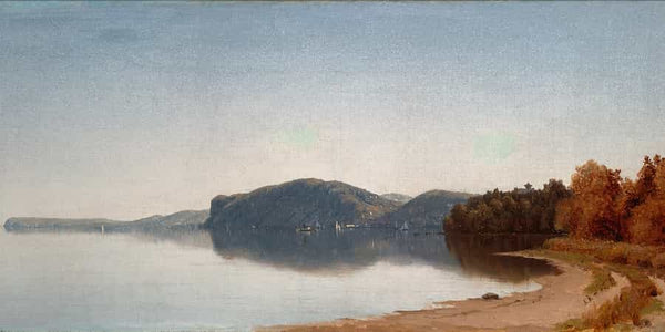 Sanford Robinson Gifford Hook Mountain Near Nyack On The Hudson By Sanford Robinson Gifford