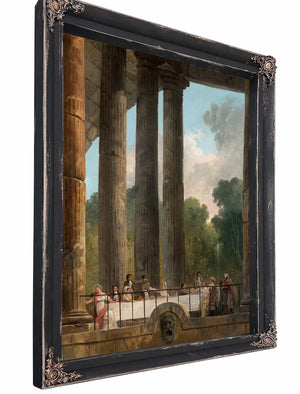 A Banquet In The Ruins Of A Temple By Hubert Robert