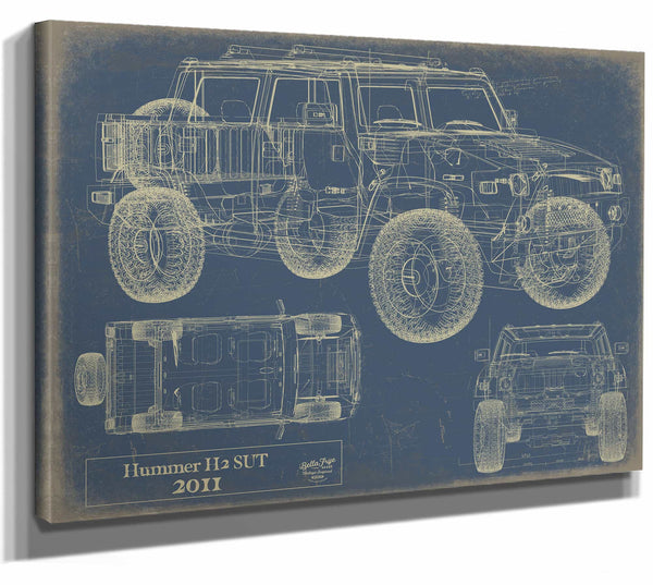 Hummer h2 Sut 2011 Wall Art from Bella Frye.