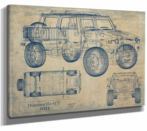 Hummer h2 Sut 2011 Wall Art from Bella Frye.