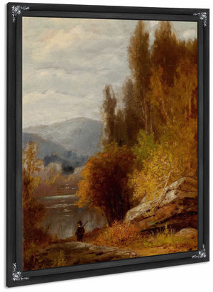 Hunter On The Path By Benjamin Champney