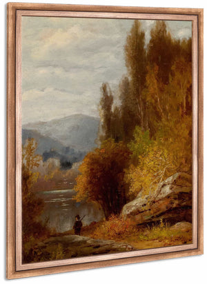 Hunter On The Path By Benjamin Champney