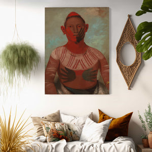 George Catlin I O Way One Of Black Hawks Principal Warriors By George Catlin