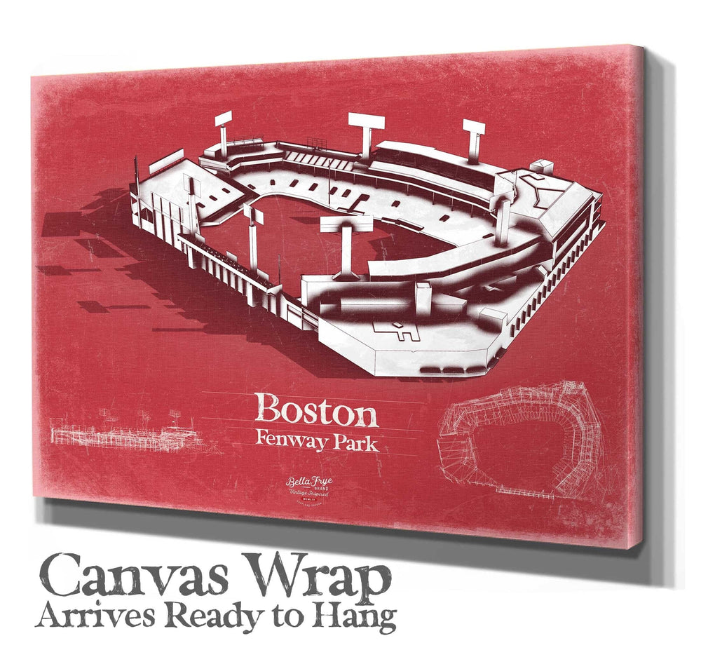 Bella Frye Home & Garden > Decor > Artwork Fenway Park Wall Art - Boston Red Sox Team Color Poster