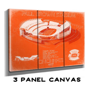 Bella Frye Home & Garden > Decor > Artwork Paul Brown Stadium Wall Art - Original Cincinnati Bengals Print