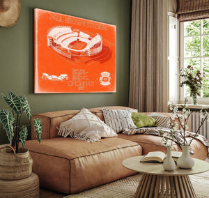 Bella Frye Home & Garden > Decor > Artwork Paul Brown Stadium Wall Art - Original Cincinnati Bengals Print
