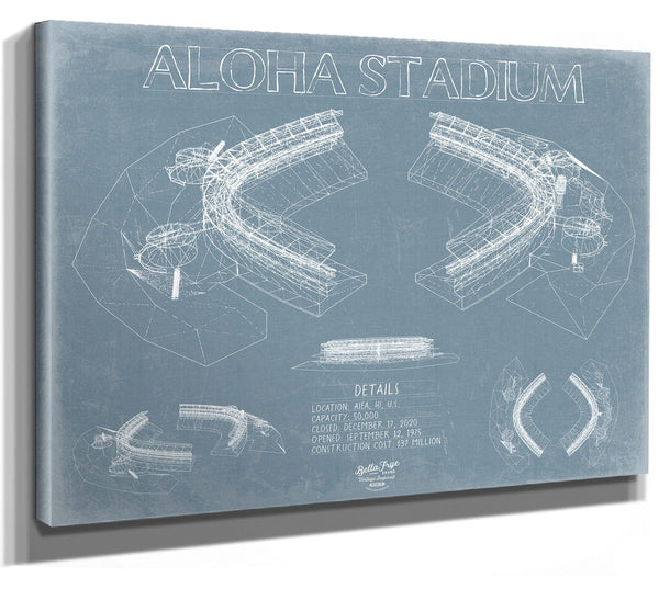 Bella Frye Home & Garden > Decor > Artwork Aloha Stadium Wall Art - Original Aloha Stadium Print
