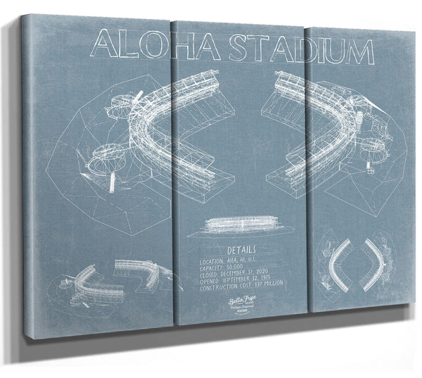 Bella Frye Home & Garden > Decor > Artwork Aloha Stadium Wall Art - Original Aloha Stadium Print
