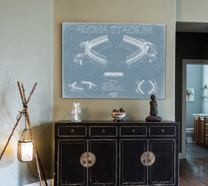 Bella Frye Home & Garden > Decor > Artwork Aloha Stadium Wall Art - Original Aloha Stadium Print