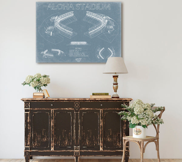 Bella Frye Home & Garden > Decor > Artwork Aloha Stadium Wall Art - Original Aloha Stadium Print