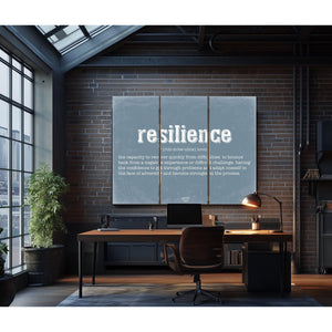 Bella Frye Home & Garden > Decor > Artwork Resilience Definition Wall Art - Gift for Resilience Dictionary Artwork