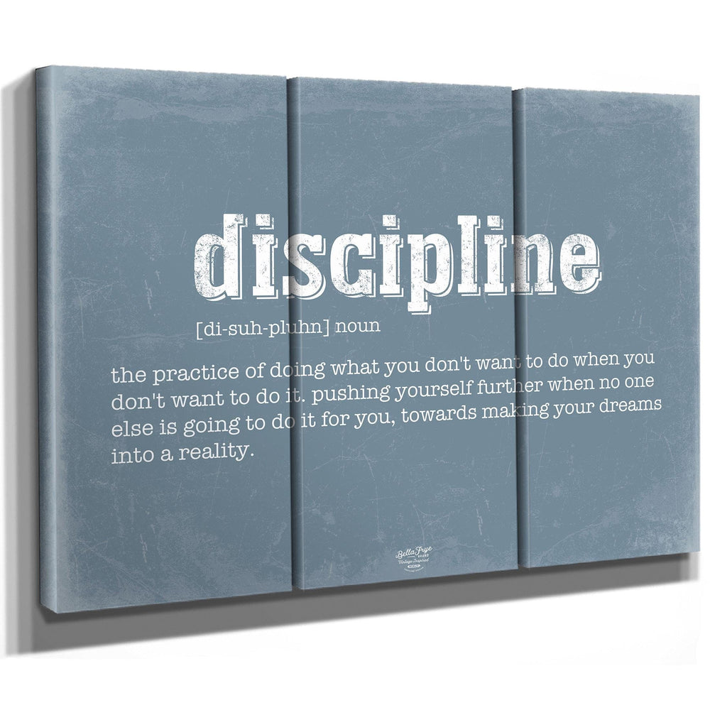 Bella Frye Home & Garden > Decor > Artwork Discipline Definition Wall Art - Gift for Discipline Dictionary Artwork