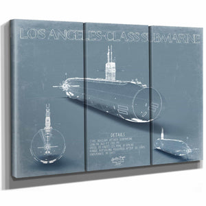 Bella Frye Home & Garden > Decor > Artwork Los Angeles California Vintage Map Wall Art - Bird's Eye View City Canvas Art